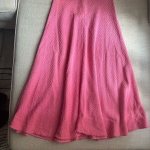 Zara Tweed Maxi Skirt - Pink Size M - Great condition